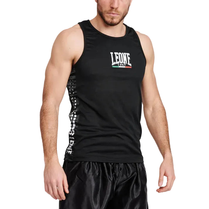 Leone 1947 Boxing Singlet Black