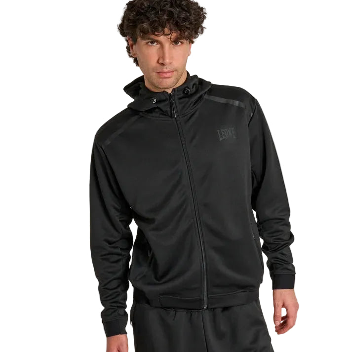 Leone 1947 Black Lion Hooded Sweatshirt