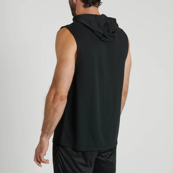 Leone 1947 Hoodies & Long Sleeve Leone 1947 Logo Sleevless Hoodie Black