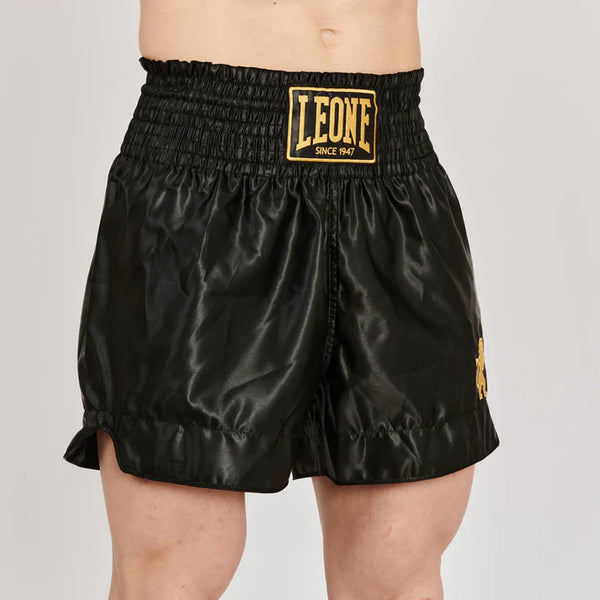 Leone 1947 Muay Thai Shorts Leone 1947 Basic 2 Kick Shorts Black