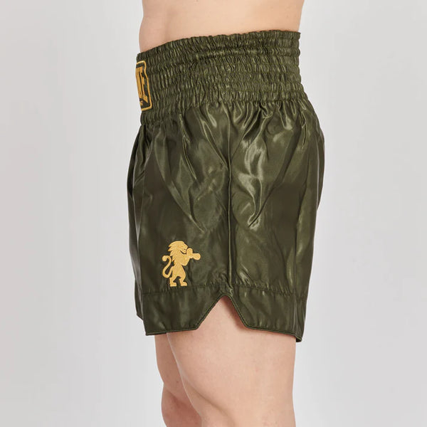 Leone 1947 Muay Thai Shorts Leone 1947 Basic 2 Kick Shorts Green