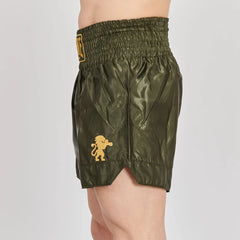 Leone 1947 Muay Thai Shorts Leone 1947 Basic 2 Kick Shorts Green