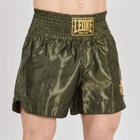 Leone 1947 Muay Thai Shorts Leone 1947 Basic 2 Kick Shorts Green