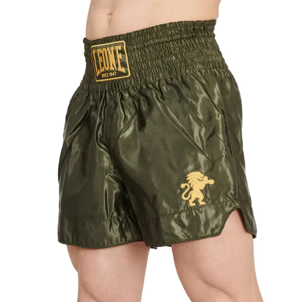 Leone 1947 Muay Thai Shorts Leone 1947 Basic 2 Kick Shorts Green