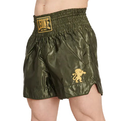 Leone 1947 Muay Thai Shorts Leone 1947 Basic 2 Kick Shorts Green