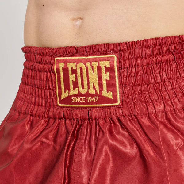 Leone 1947 Muay Thai Shorts Leone 1947 Basic 2 Kick Shorts Red