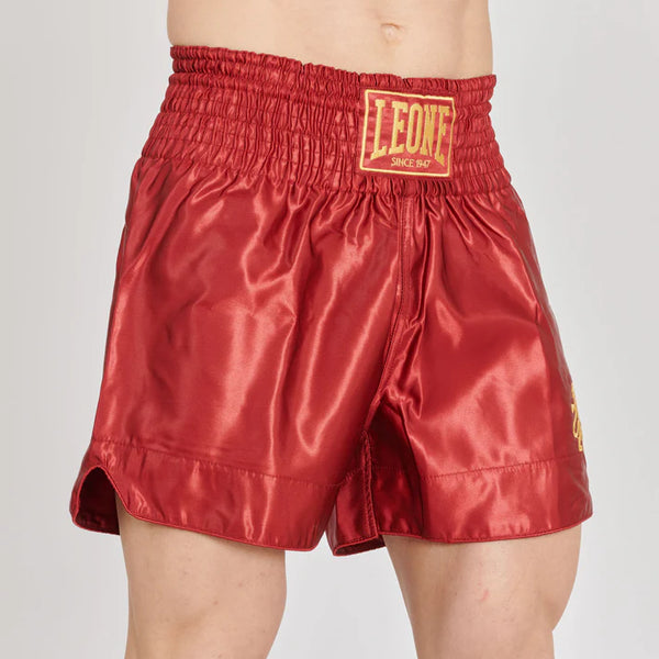 Leone 1947 Muay Thai Shorts Leone 1947 Basic 2 Kick Shorts Red