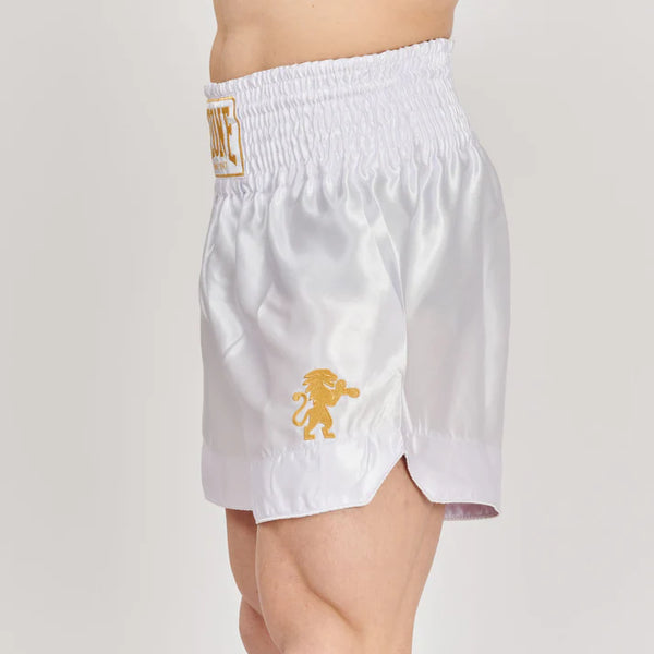 Leone 1947 Muay Thai Shorts Leone 1947 Basic 2 Kick Shorts White