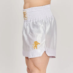 Leone 1947 Muay Thai Shorts Leone 1947 Basic 2 Kick Shorts White