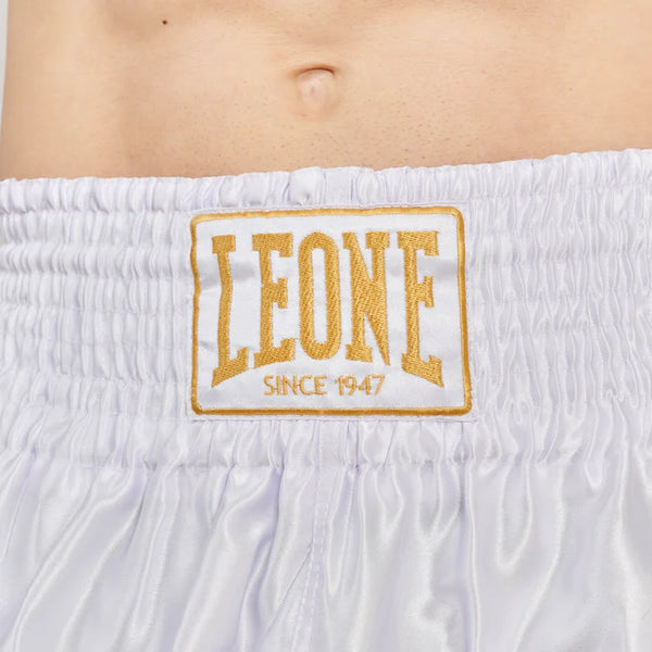 Leone 1947 Muay Thai Shorts Leone 1947 Basic 2 Kick Shorts White
