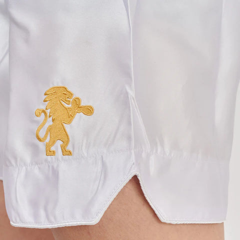 Leone 1947 Muay Thai Shorts Leone 1947 Basic 2 Kick Shorts White