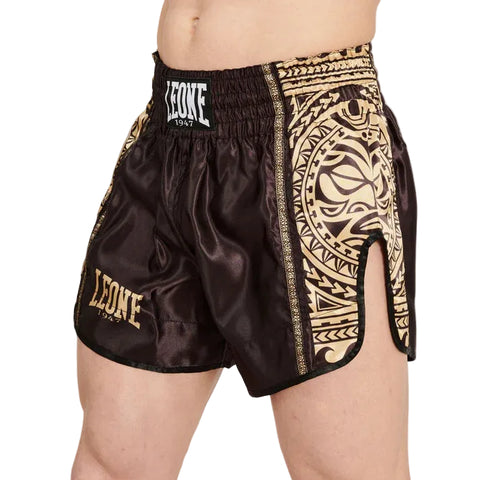 Leone 1947 Muay Thai Shorts Leone 1947 Haka Kick Shorts Black