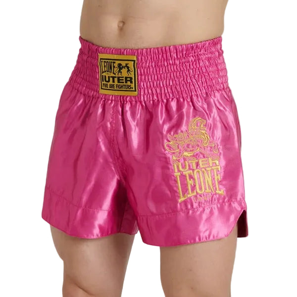 Leone 1947 Muay Thai Shorts Leone 1947 IUTER Combat Shorts Pink