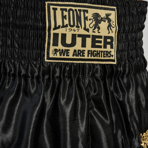 Leone 1947 Muay Thai Shorts Leone 1947 Panta Combat Leone X Iuter Black