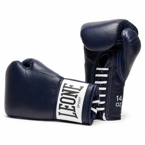 Leone Sport Boxing Gloves Lace Up Leone Romeo Vintage Boxing Gloves Lace Up Blue