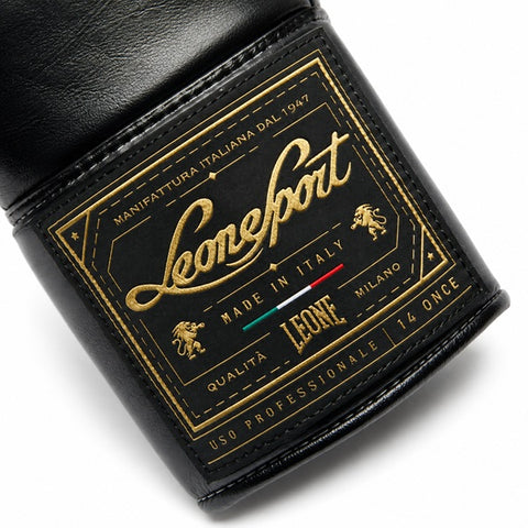 Leone Sport Boxing Gloves Lace Up Leone Sport Orlando Classico Boxing Gloves Lace Up Black