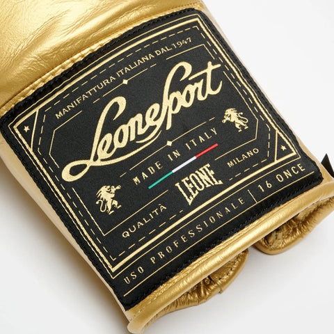 Leone Sport Boxing Gloves Lace Up Leone Sport Orlando Classico Boxing Gloves Lace Up Gold