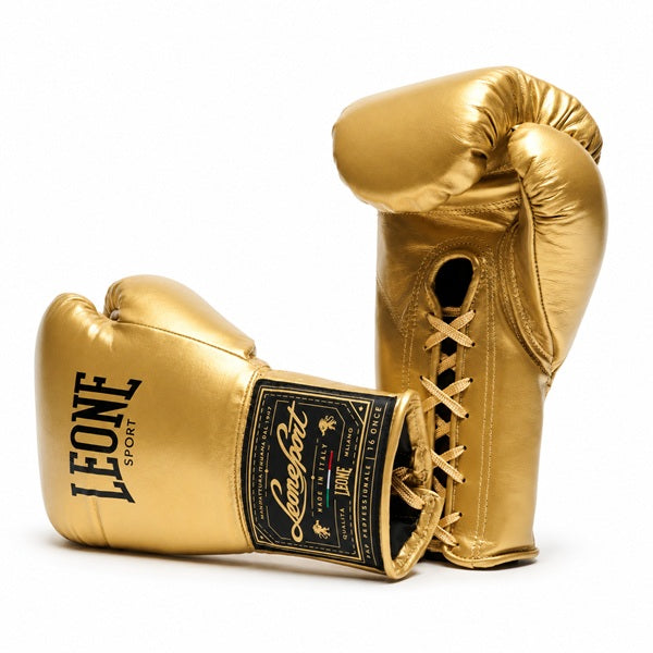 Leone Sport Boxing Gloves Lace Up Leone Sport Orlando Classico Boxing Gloves Lace Up Gold