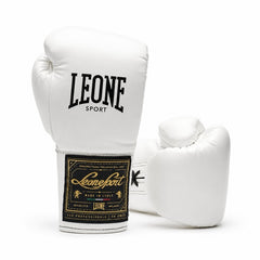 Leone Sport Boxing Gloves Lace Up Leone Sport Orlando Classico Boxing Gloves Lace Up White