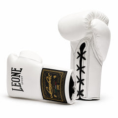 Leone Sport Boxing Gloves Lace Up Leone Sport Orlando Classico Boxing Gloves Lace Up White
