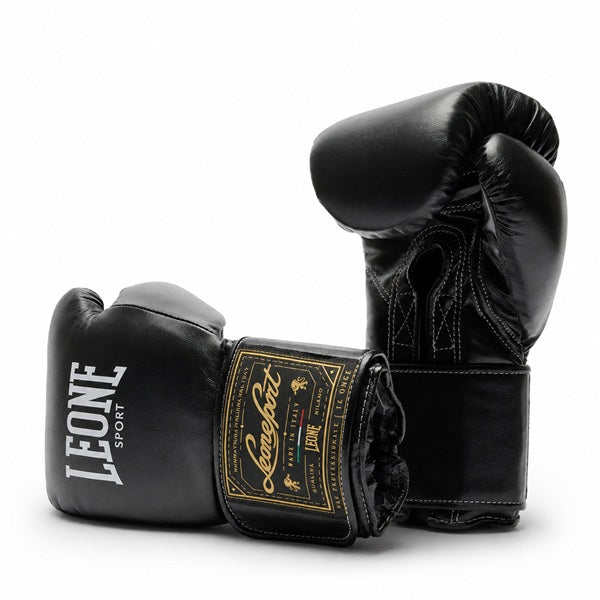 Leone Sport Boxing Gloves Leone Sport Orlando Classico Boxing Gloves Velcro Black