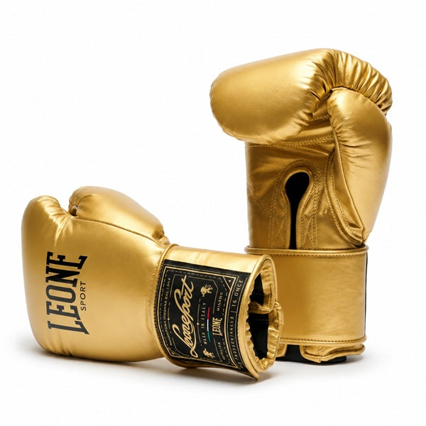 Leone Sport Boxing Gloves Leone Sport Orlando Classico Boxing Gloves Velcro Gold