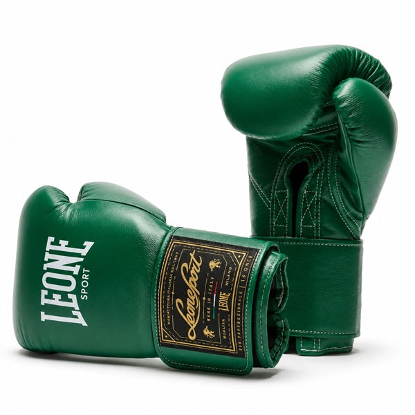 Leone Sport Boxing Gloves Leone Sport Orlando Classico Boxing Gloves Velcro Green