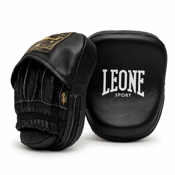 Leone Sport Focus Mitts Leone Sport Aristotele Classico Curved Punch Mitts Black