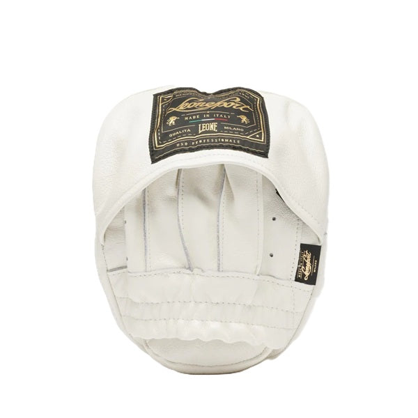 Leone Sport Focus Mitts Leone Sport Aristotele Classico Curved Punch Mitts White