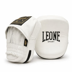 Leone Sport Focus Mitts Leone Sport Aristotele Classico Curved Punch Mitts White