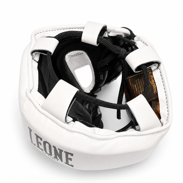 Leone Sport Head Guards Leone Sport Augusto Classico Headgear White