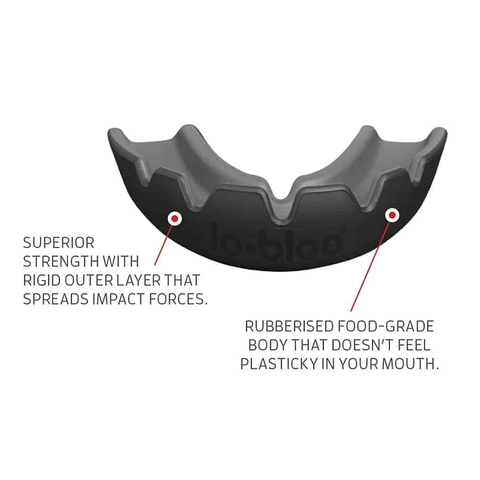 Lobloo Mouth Guards Ivory Lobloo Slick Professional Dual Density Mouth Guard