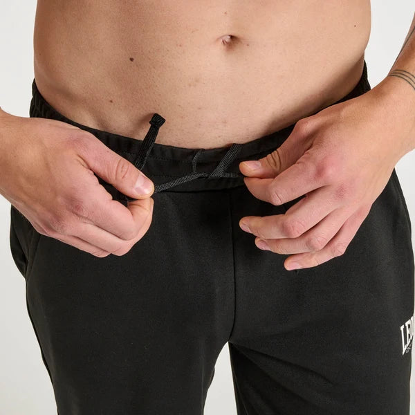 Leone 1947 Lightweight Logo Trousers Black