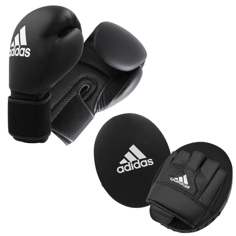 Adidas Boxing Gloves Focus Mitts Combo