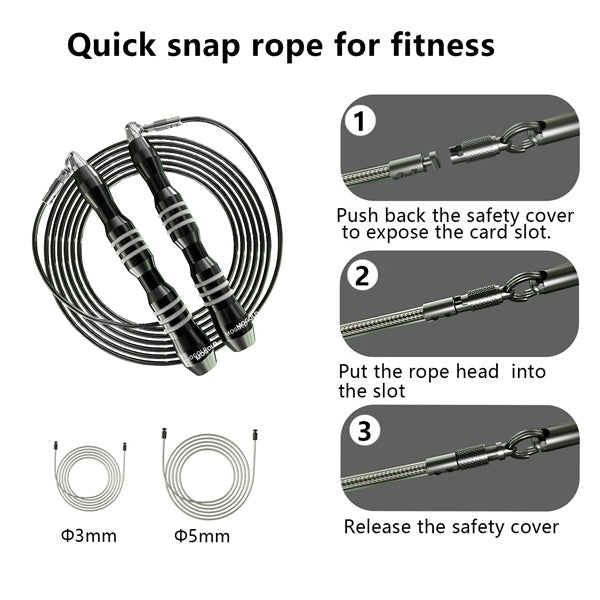 Mogold Ropes Mogold Quick Release Interchangable Skipping Rope – The Fight Factory