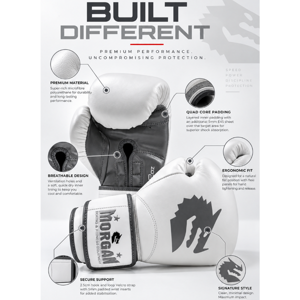 Morgan Boxing Gloves Morgan White Knight Boxing Gloves