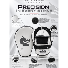 Morgan Focus Mitts Morgan White Knight Boxing Focus Pads