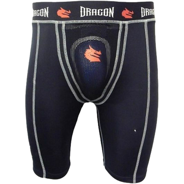 Morgan Groin & Chest Guards Dragon Compression Shorts with Tri-Flex Groin Cup