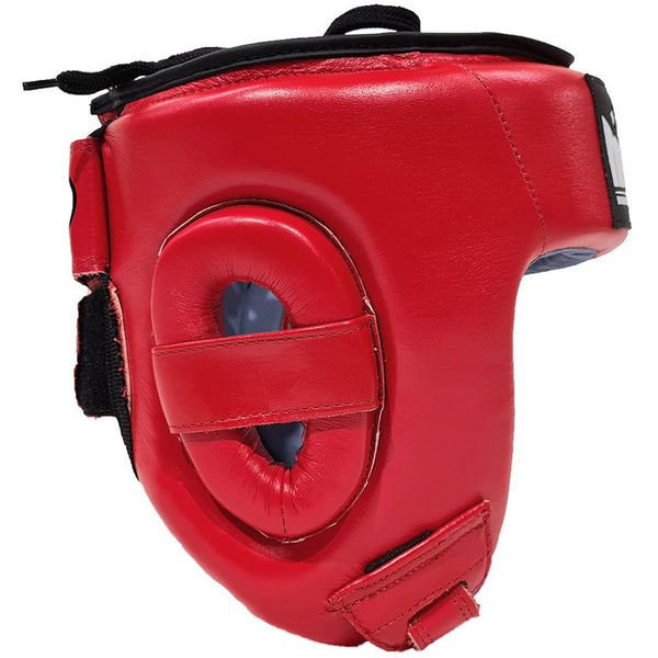 Morgan Head Guards Morgan Boxing Leather Open Face Headgear