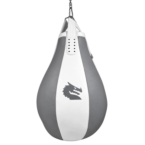 Morgan Heavy Bags Filled Morgan White Knight 80kg Super Teardrop Punch Bag - Filled - Pick Up Only