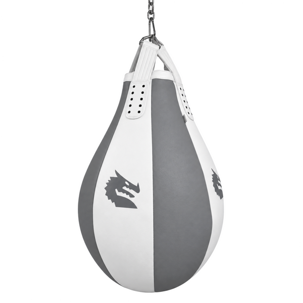 Morgan Heavy Bags Filled Morgan White Knight 80kg Super Teardrop Punch Bag - Filled - Pick Up Only