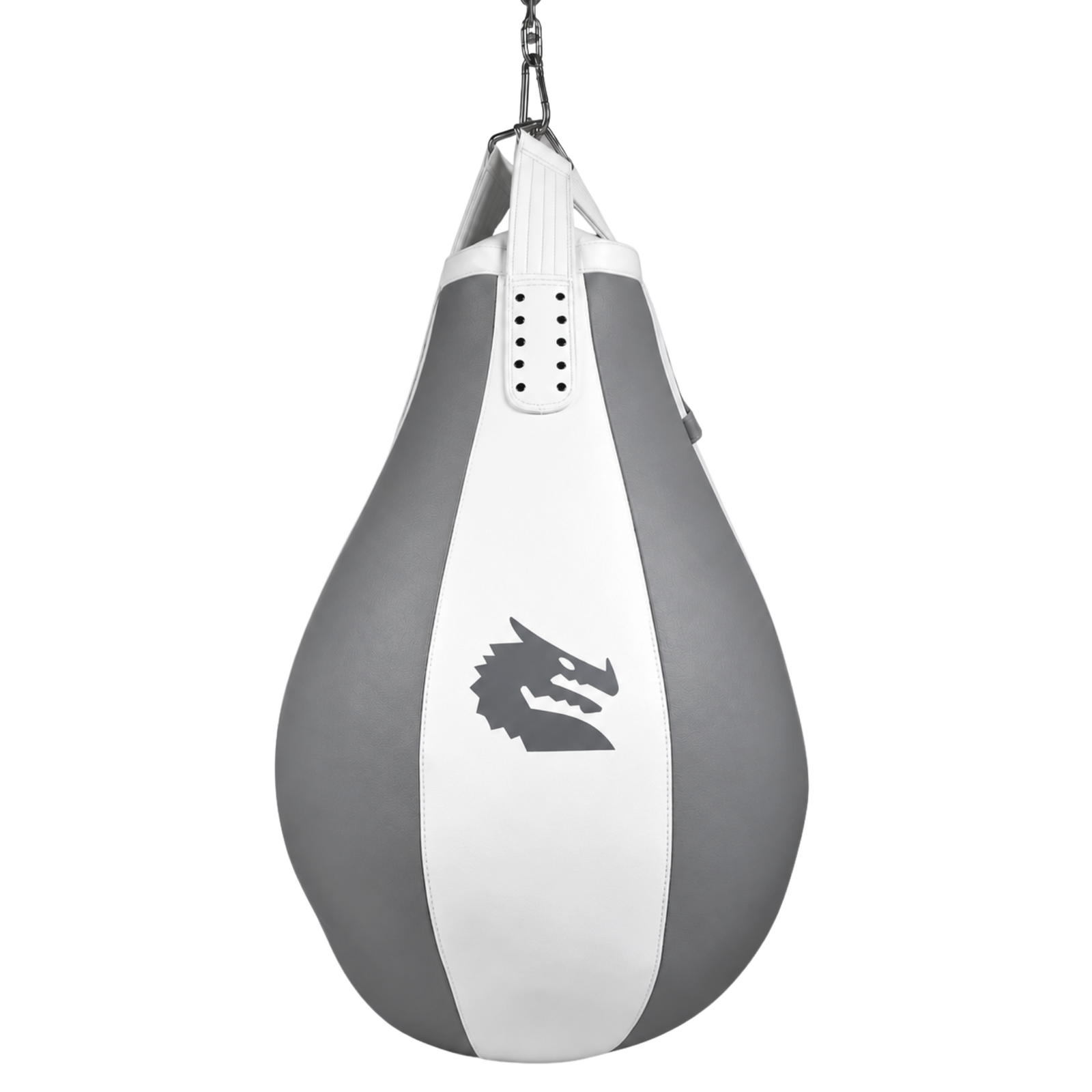 Morgan Heavy Bags Filled Morgan White Knight 80kg Super Teardrop Punch Bag - Unfilled