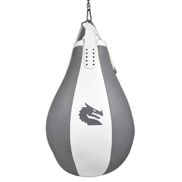 Morgan Heavy Bags Filled Morgan White Knight 80kg Super Teardrop Punch Bag - Unfilled