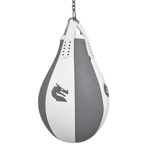 Morgan Heavy Bags Filled Morgan White Knight 80kg Super Teardrop Punch Bag - Unfilled