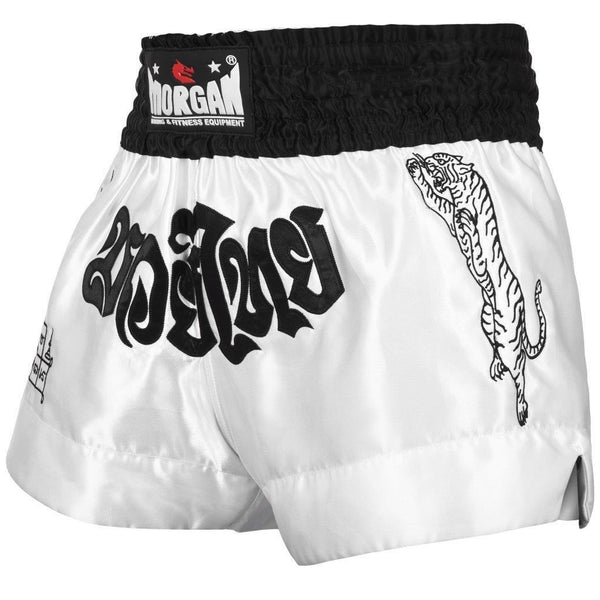 Morgan Muay Thai Shorts Morgan V2 White Tiger Muay Thai Shorts