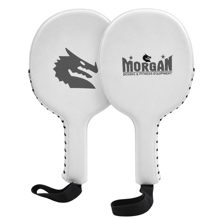 Morgan White Knight Boxing Punch Paddles