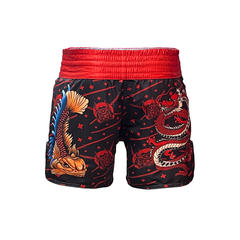 Namazu Muay Thai Muay Thai Shorts Namazu Hannya Mask Muay Thai Shorts