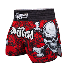 Namazu Muay Thai Muay Thai Shorts Namazu Skull n Bones Muay Thai Shorts