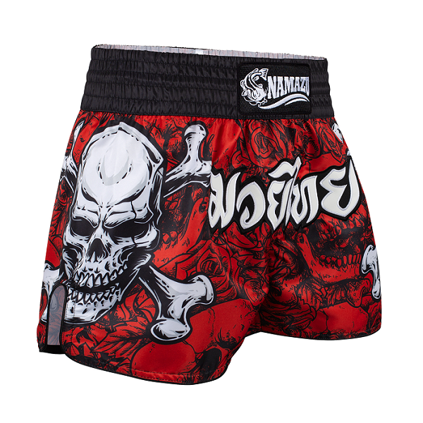 Namazu Skull n Bones Muay Thai Shorts