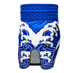 Namuzu Muay Thai Muay Thai Shorts Namazu Koi Fish Muay Thai Shorts Blue